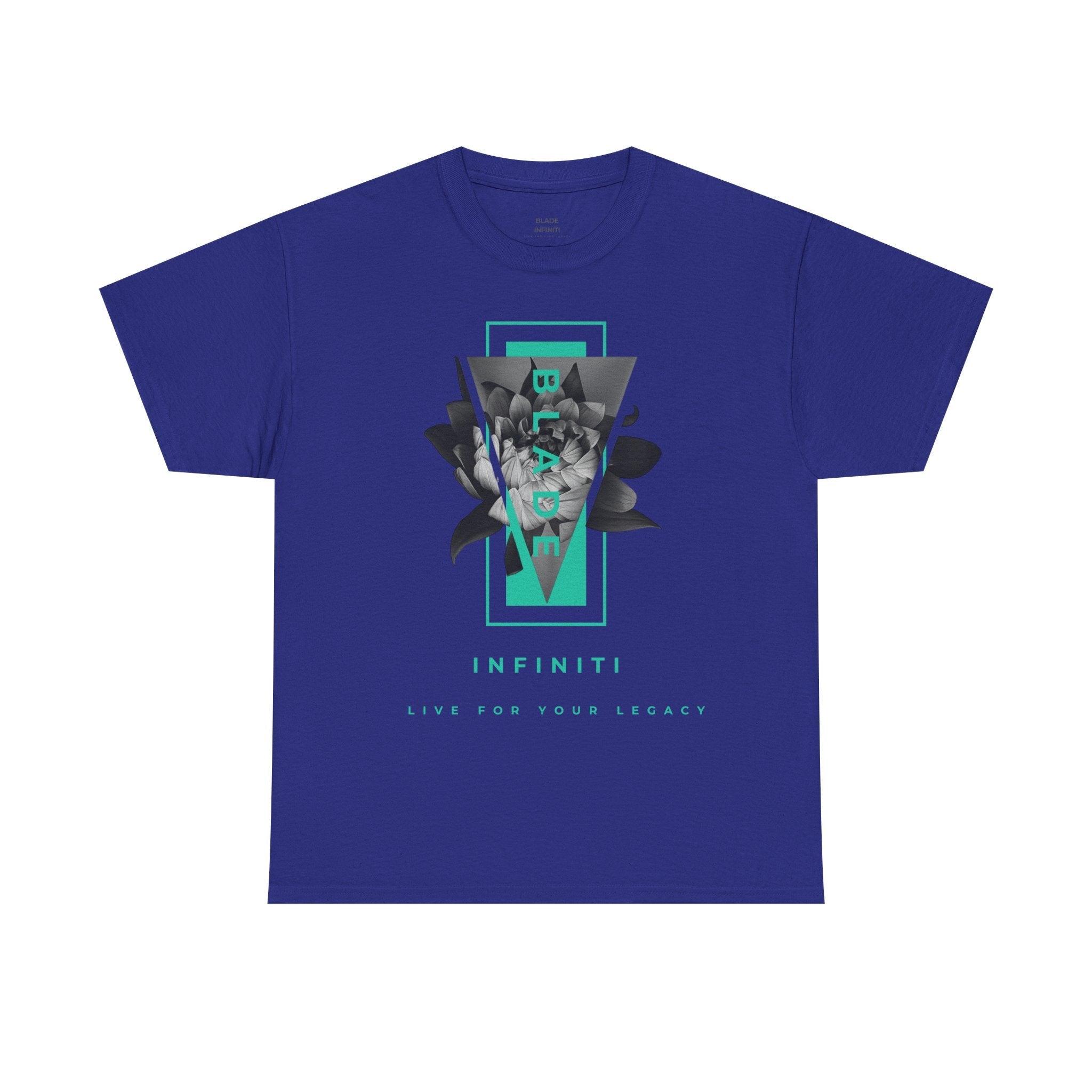 Flora Essence Aqua Teal TX Floral T-Shirt