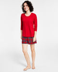 Family Pajamas Womens Brinkley Plaid Shorts Mix It Matching Set
