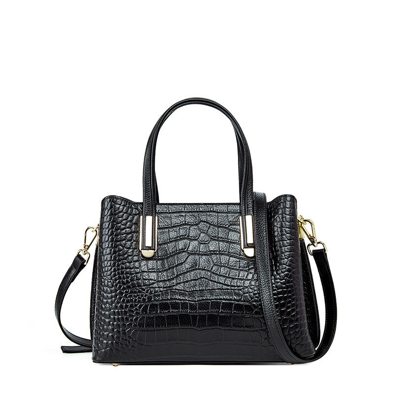 Airy Versatile Leather Shoulder Bag for Women