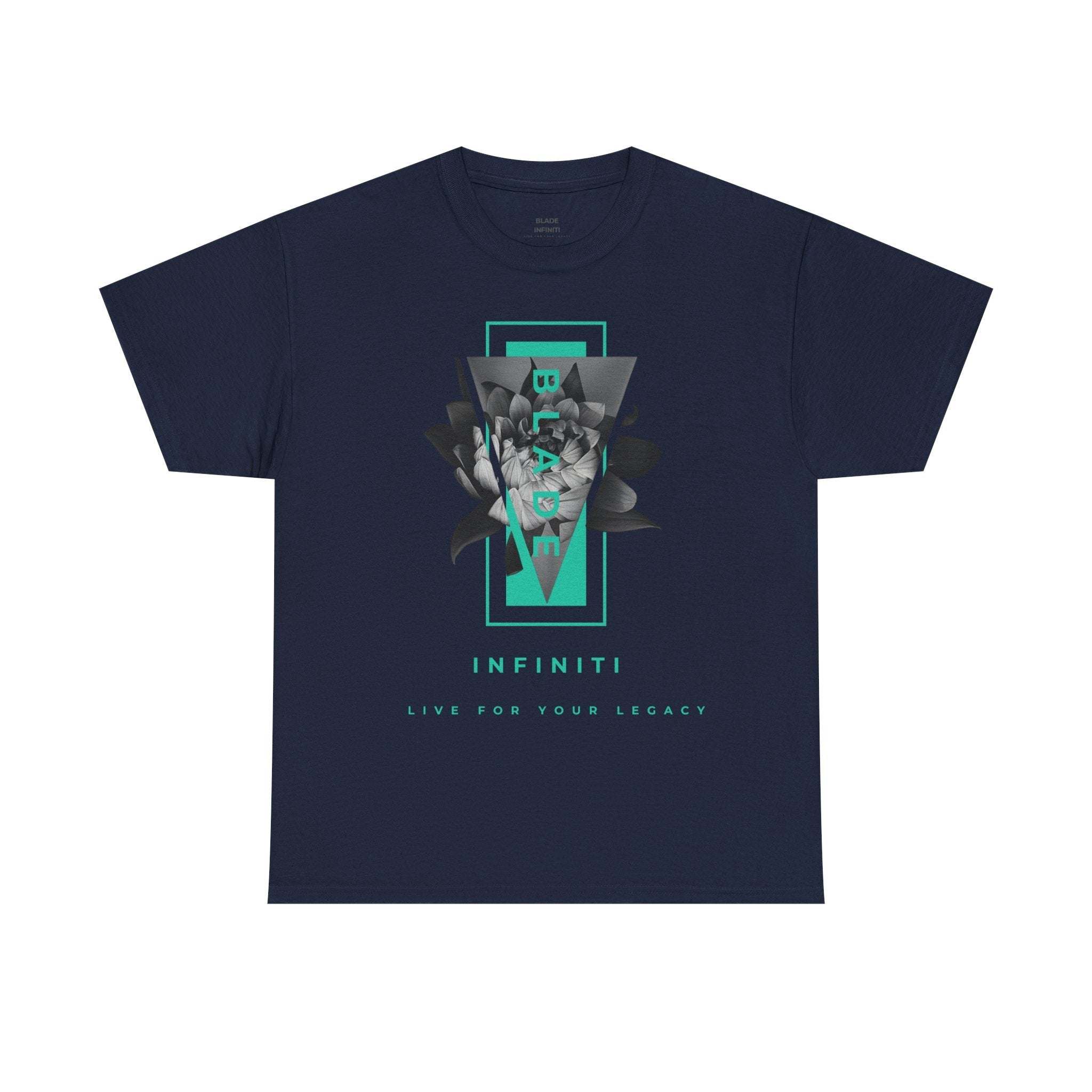 Flora Essence Aqua Teal TX Floral T-Shirt