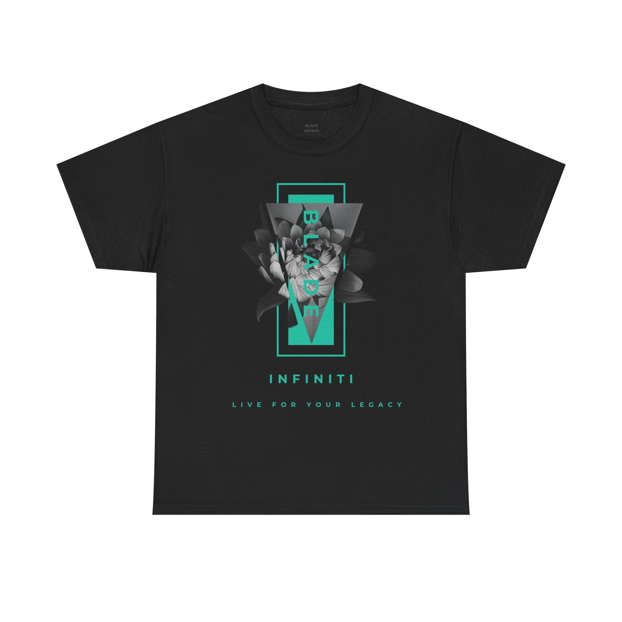 Flora Essence Aqua Teal TX Floral T-Shirt
