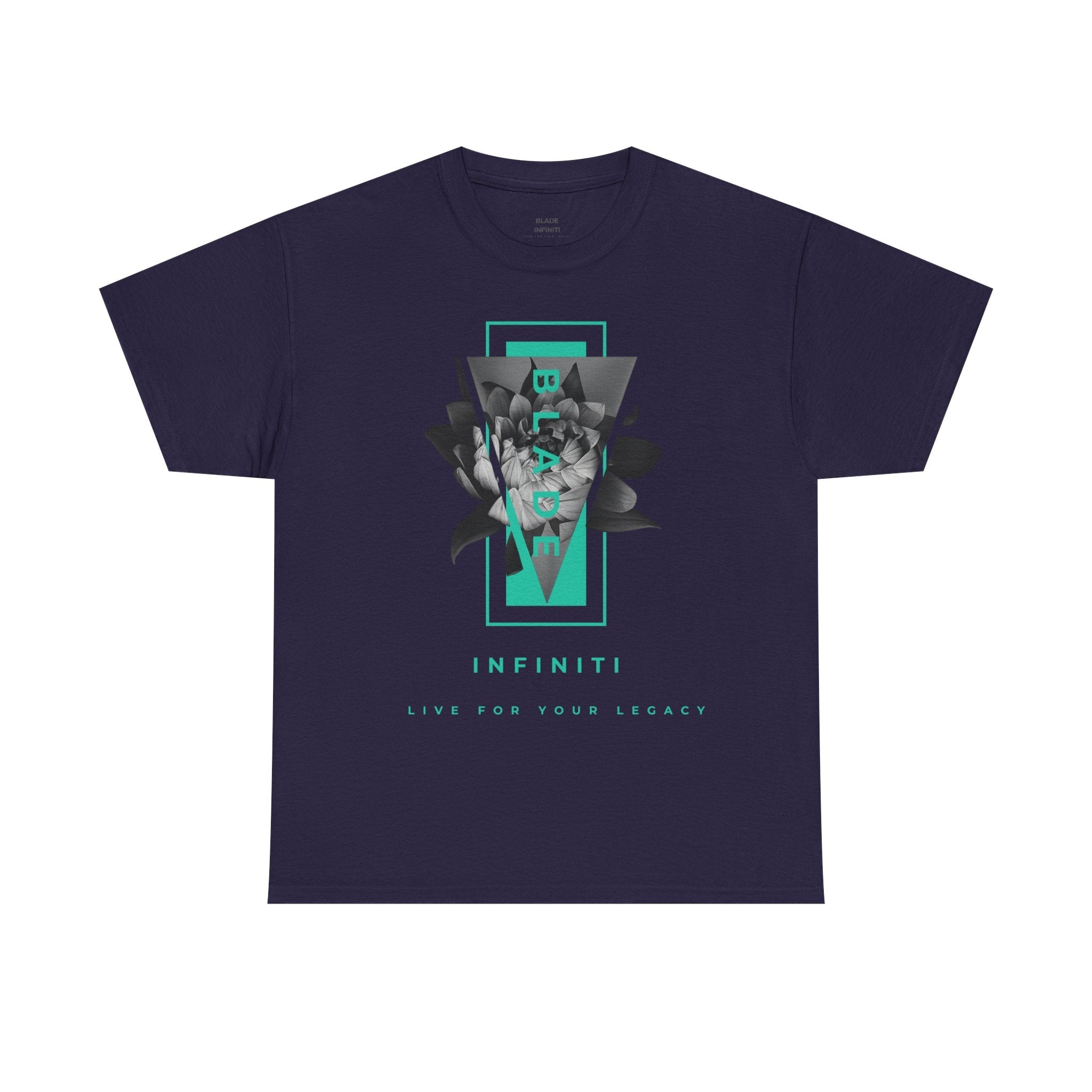 Flora Essence Aqua Teal TX Floral T-Shirt