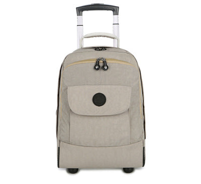 17-Inch Waterproof Rolling Backpack for Students and Travel