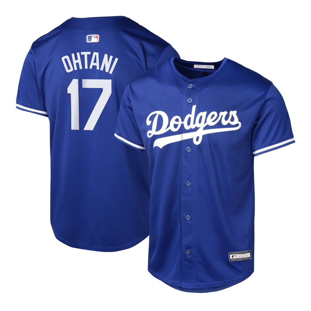 Shohei Ohtani Los Angeles Dodgers MLB Kids Youth 8-20 Blue Alternate Player Jersey (US Numeric 14 16 Regular Shohei Ohtani Los Angeles Dodgers Blue)