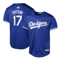 Shohei Ohtani Los Angeles Dodgers MLB Kids Youth 8-20 Blue Alternate Player Jersey (US Numeric 14 16 Regular Shohei Ohtani Los Angeles Dodgers Blue)